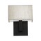 Dweled Manhattan 7in LED Fabric Wall Sconce 2700K in Black WS-131 - alternate 4
